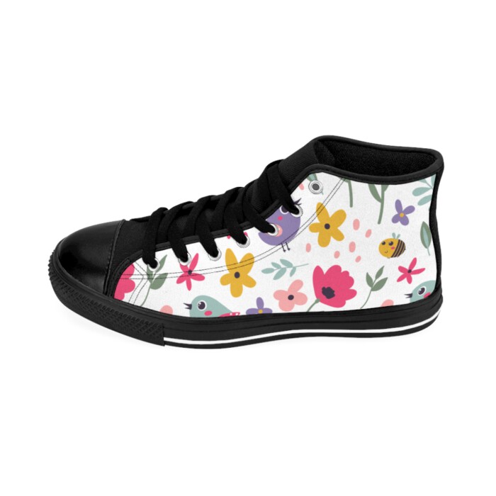 Birds and the Bees Women's High-top Sneakers - Image 3