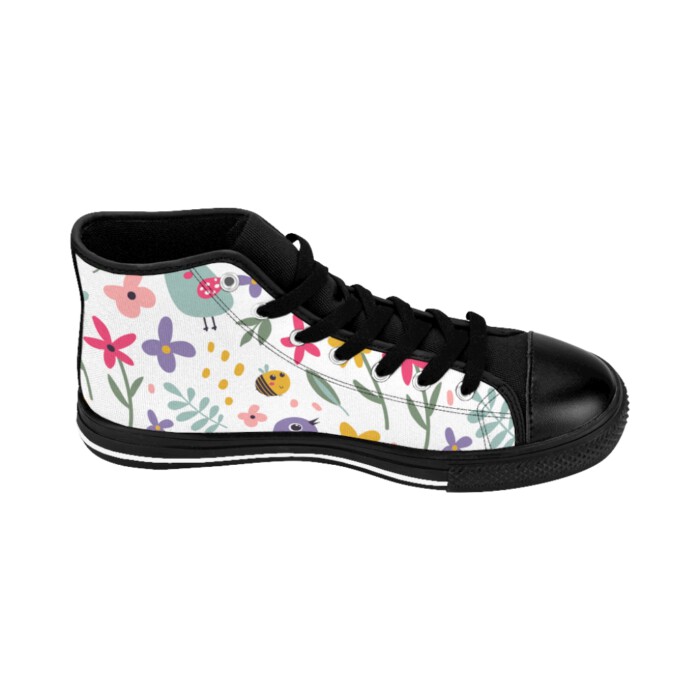 Birds and the Bees Women's High-top Sneakers - Image 4