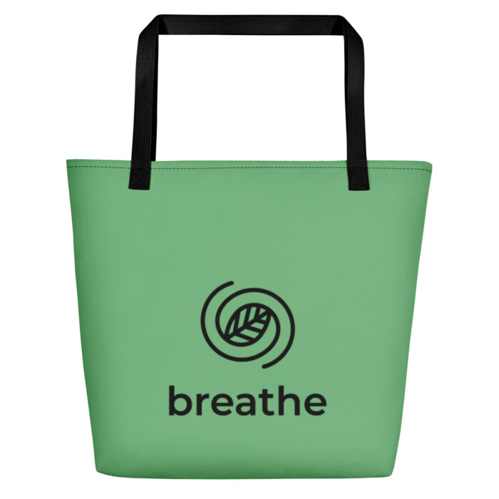 Breathe Beach Bag (with pocket)