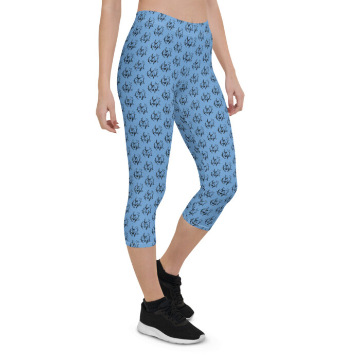 Be Kind Capri Leggings (Cornflower Blue edition) - Image 6