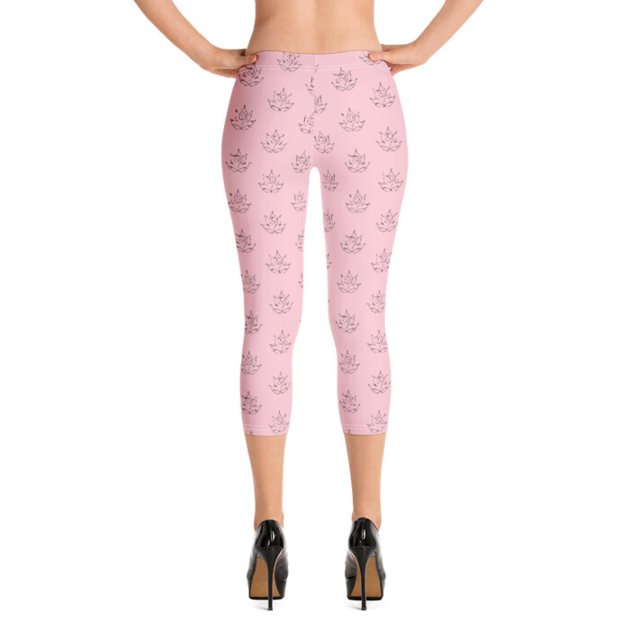 Lovely Lotus Capri Leggings - Image 6