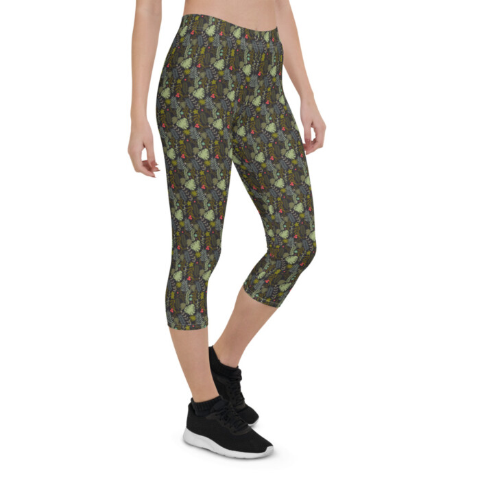 Lush Forest Capri Leggings (delicate range) - Image 6