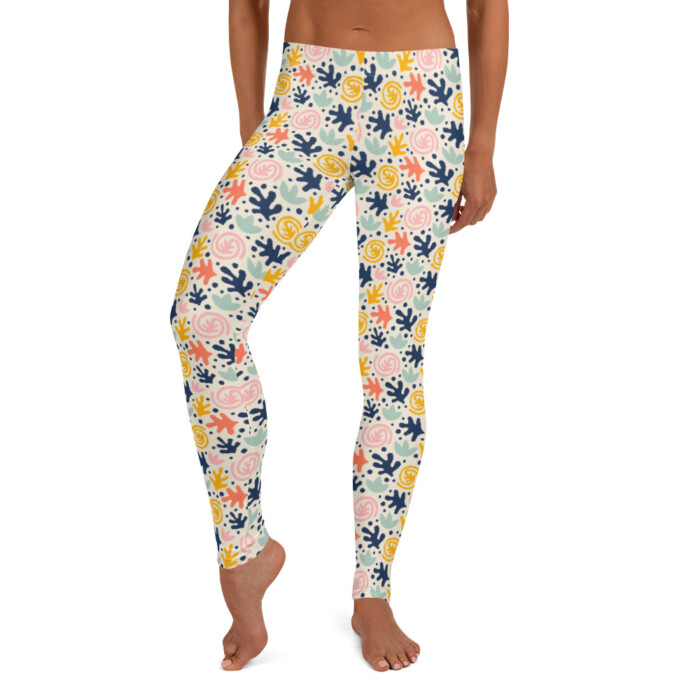 Blue Coral Leggings (delicate range) - Image 3