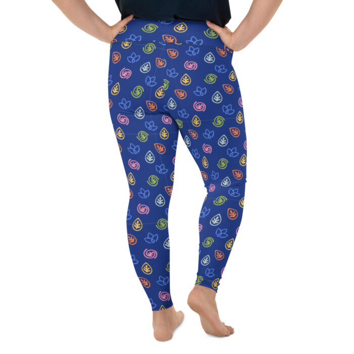 Breath of Blue Plus Size Leggings - Image 3
