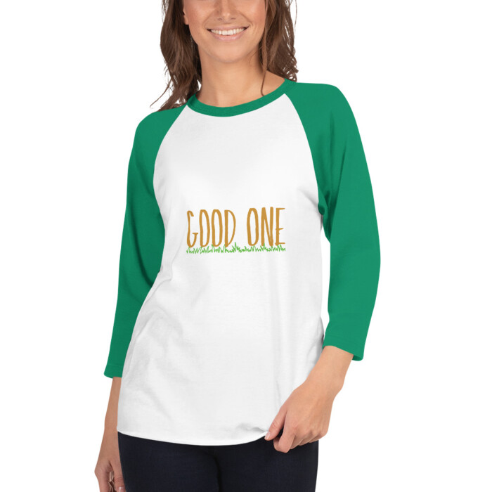 Every Day Above Ground is a Good One  3/4 sleeve raglan shirt - Image 5