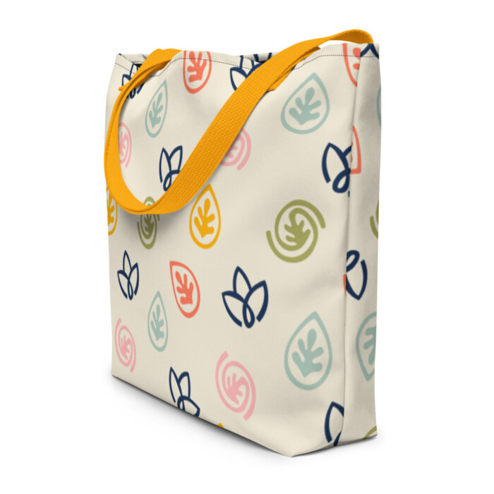 Enlightenment Yoga-and-Beach Bag (with pocket) (16"x20") - Image 3
