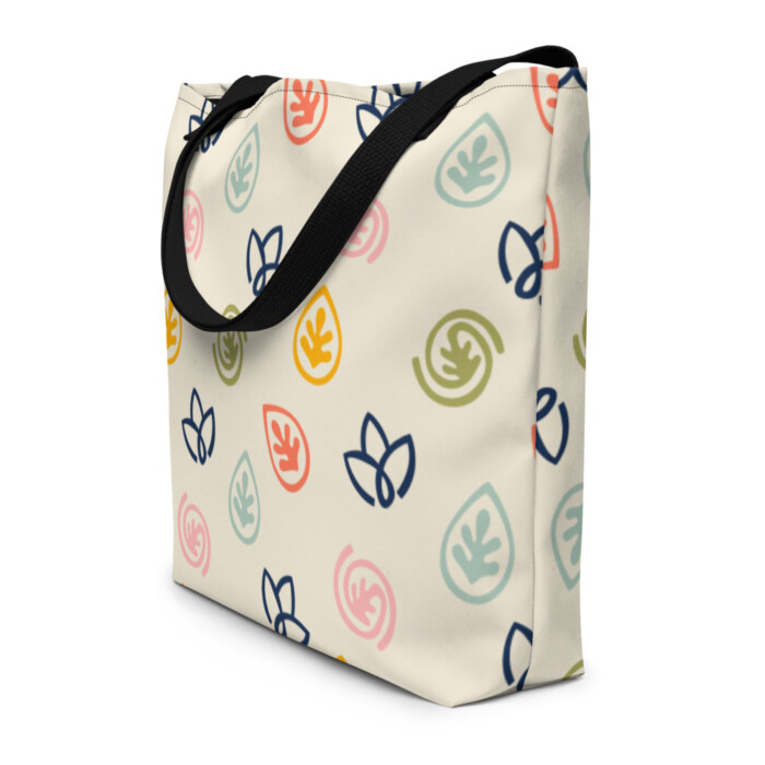 Enlightenment Yoga-and-Beach Bag (with pocket) (16"x20")