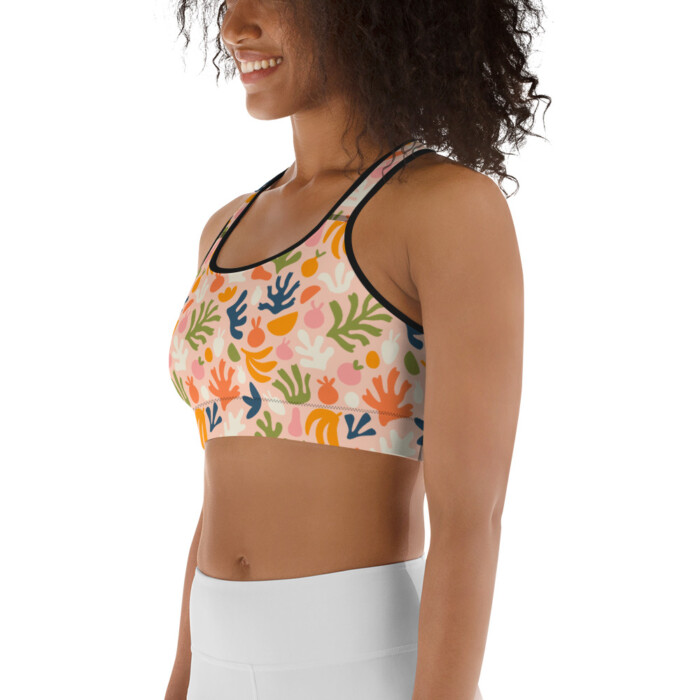 Joyous Pink Sports Bra (delicate range) - Image 2