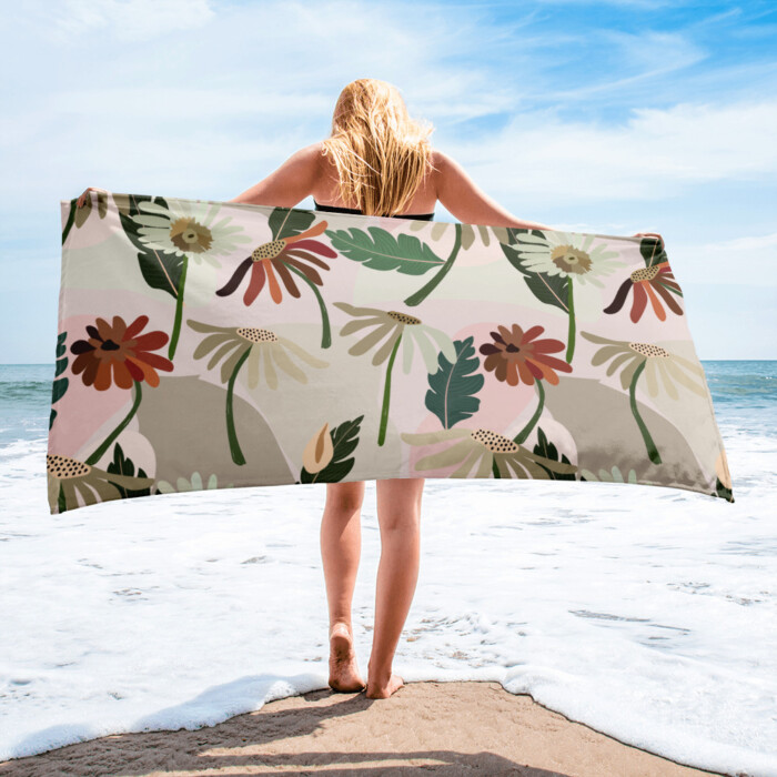 Mystic Sunflower Towel