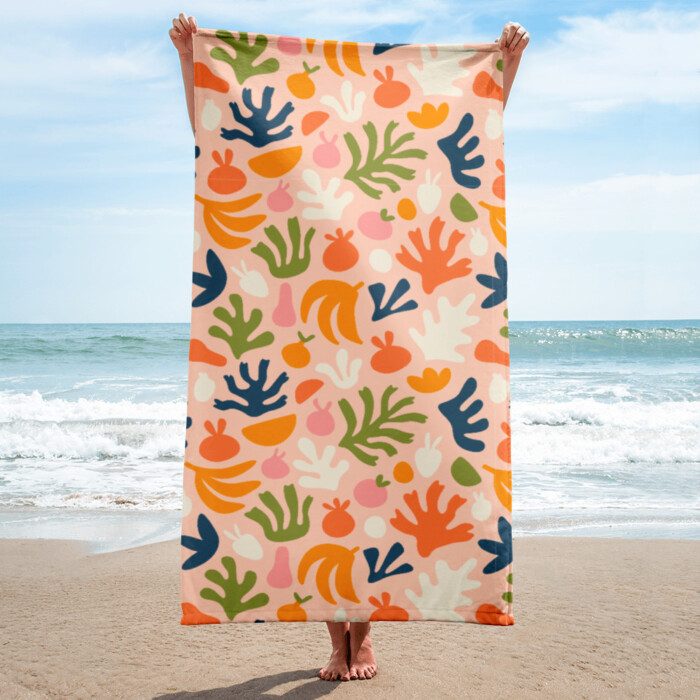 Joyous Pink Towel