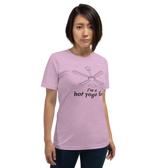 I'm a Hot Yoga Fan  Short-Sleeve Unisex T-Shirt - Image 4
