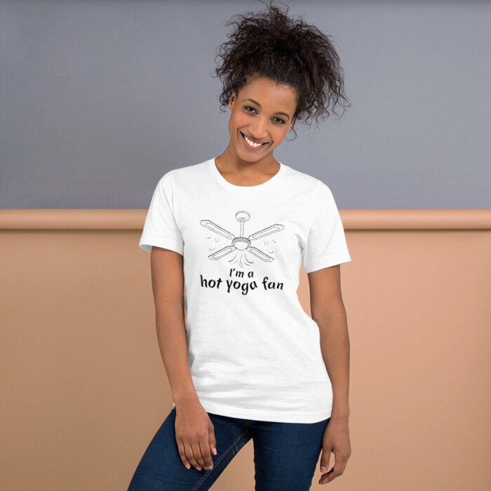 I'm a Hot Yoga Fan  Short-Sleeve Unisex T-Shirt - Image 7
