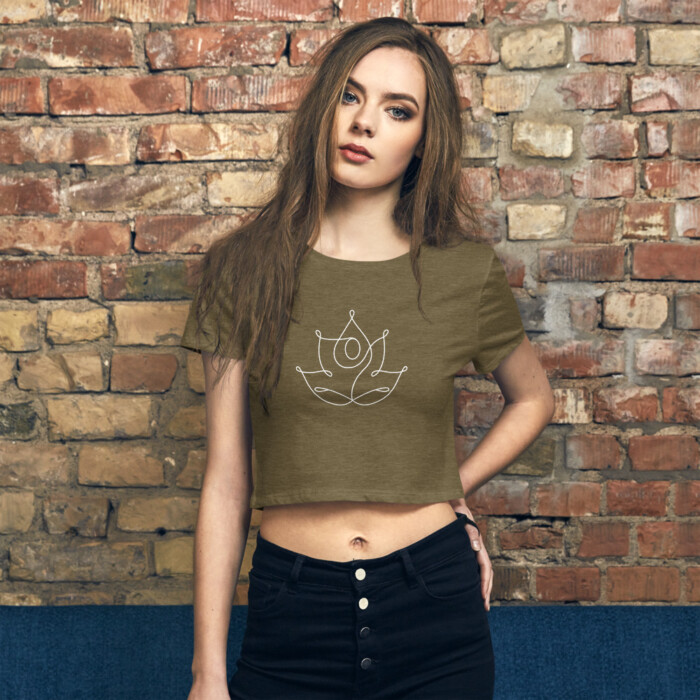 Inner Lotus Women’s Crop Tee - Image 3